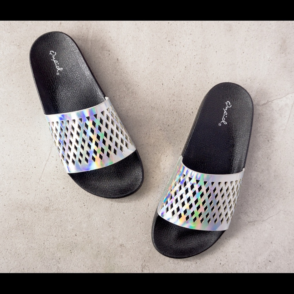 Hologram Slides Sandals